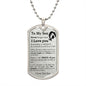 Son Dog Tag Silver