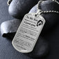 Son Dog Tag Silver