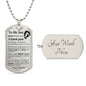Son Dog Tag Silver