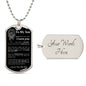 Son Dog Tag blk