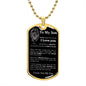 Son Dog Tag blk