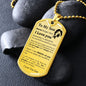 Son Dog Tag Silver